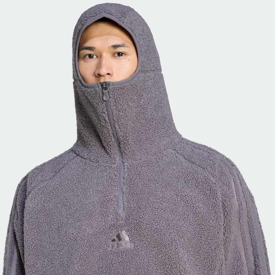 HANORAC DIN FLEECE BORG TEAMGEIST, CU FERMOAR 1/4