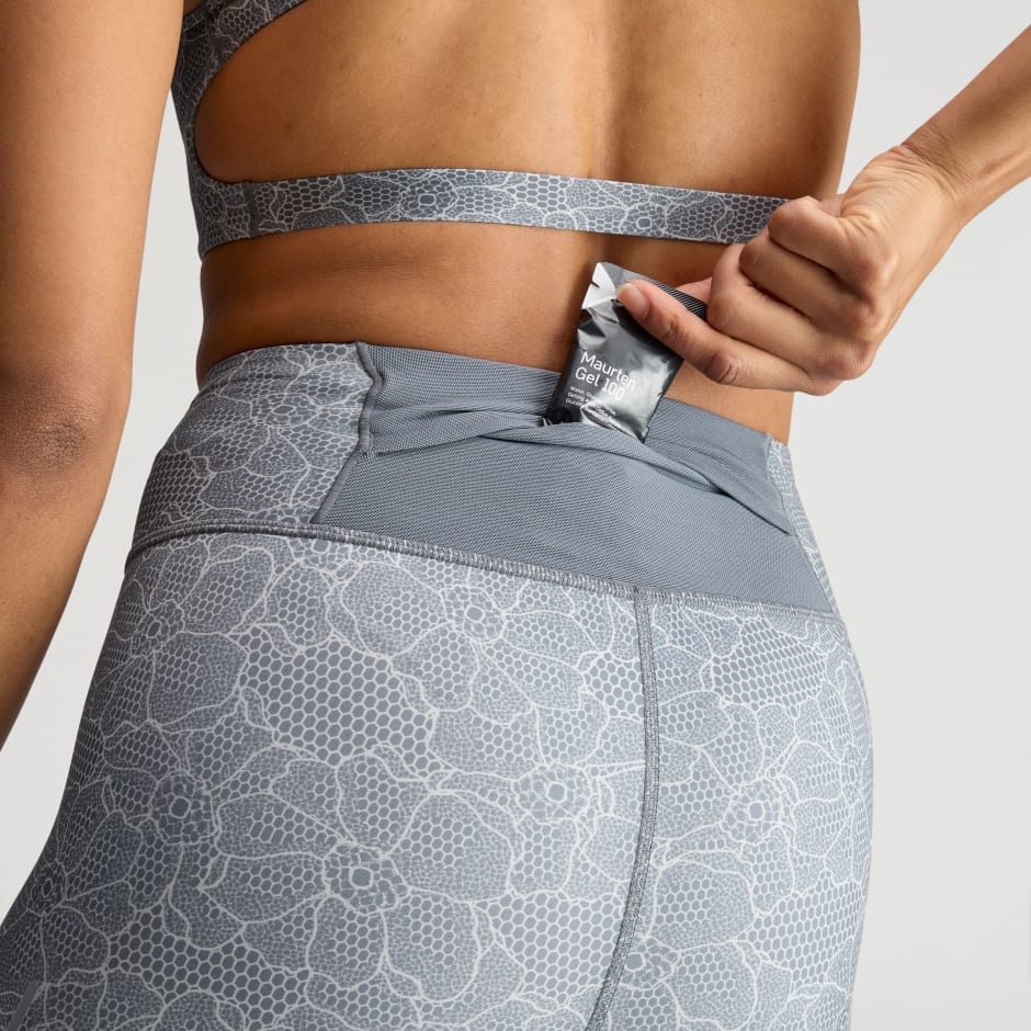 Colanți de alergare imprimați adidas by Stella McCartney