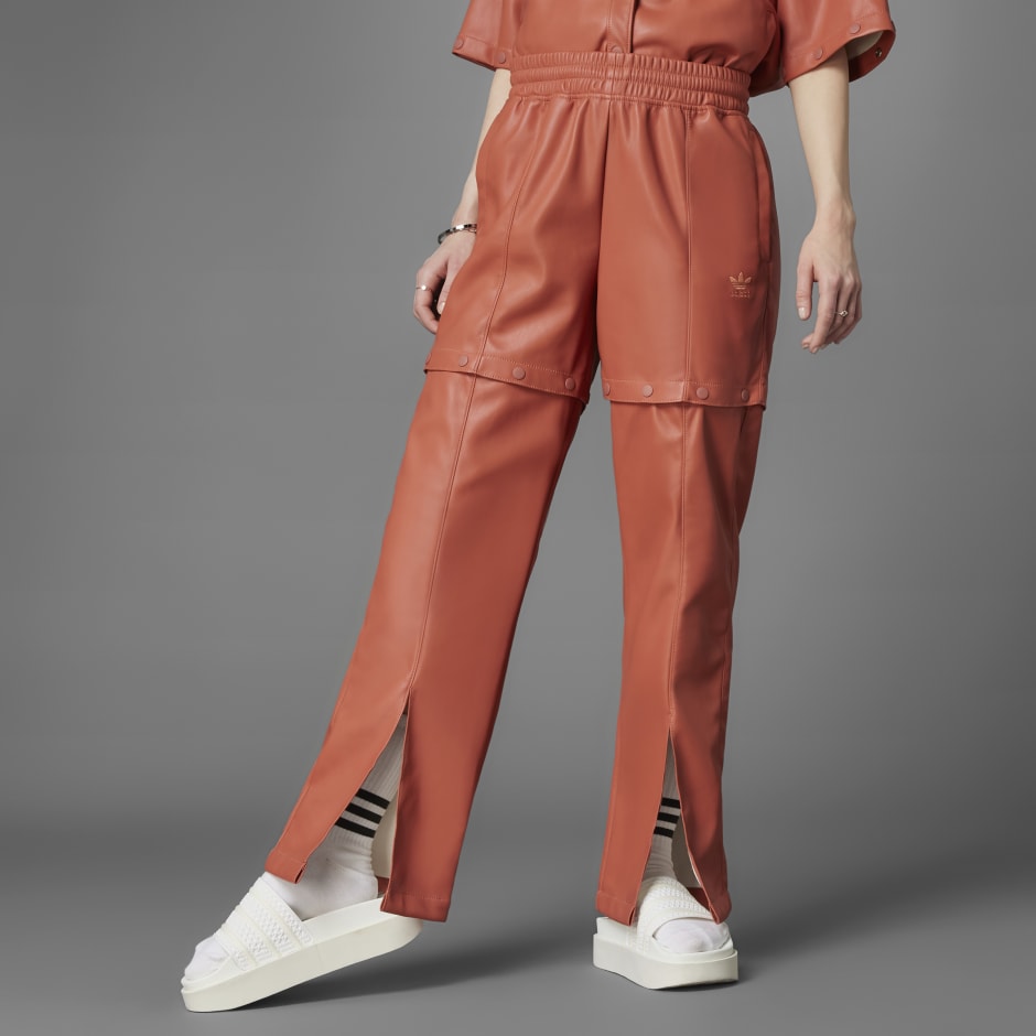 Always Original Faux Leather Track Pants image number null