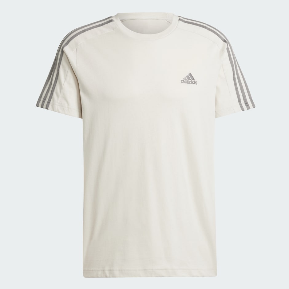 Essentials Single Jersey 3-Stripes Tee