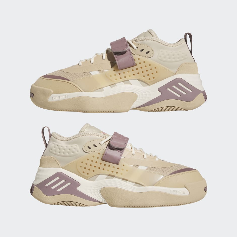 Men's Shoes - Streetball III Shoes - Beige | adidas Qatar