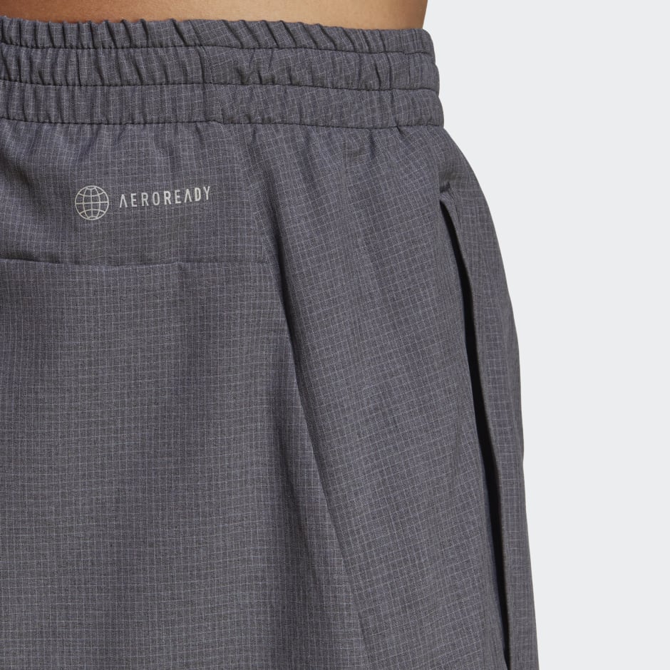 Men's Clothing - Own the Run Heather Shorts - Black | adidas Egypt