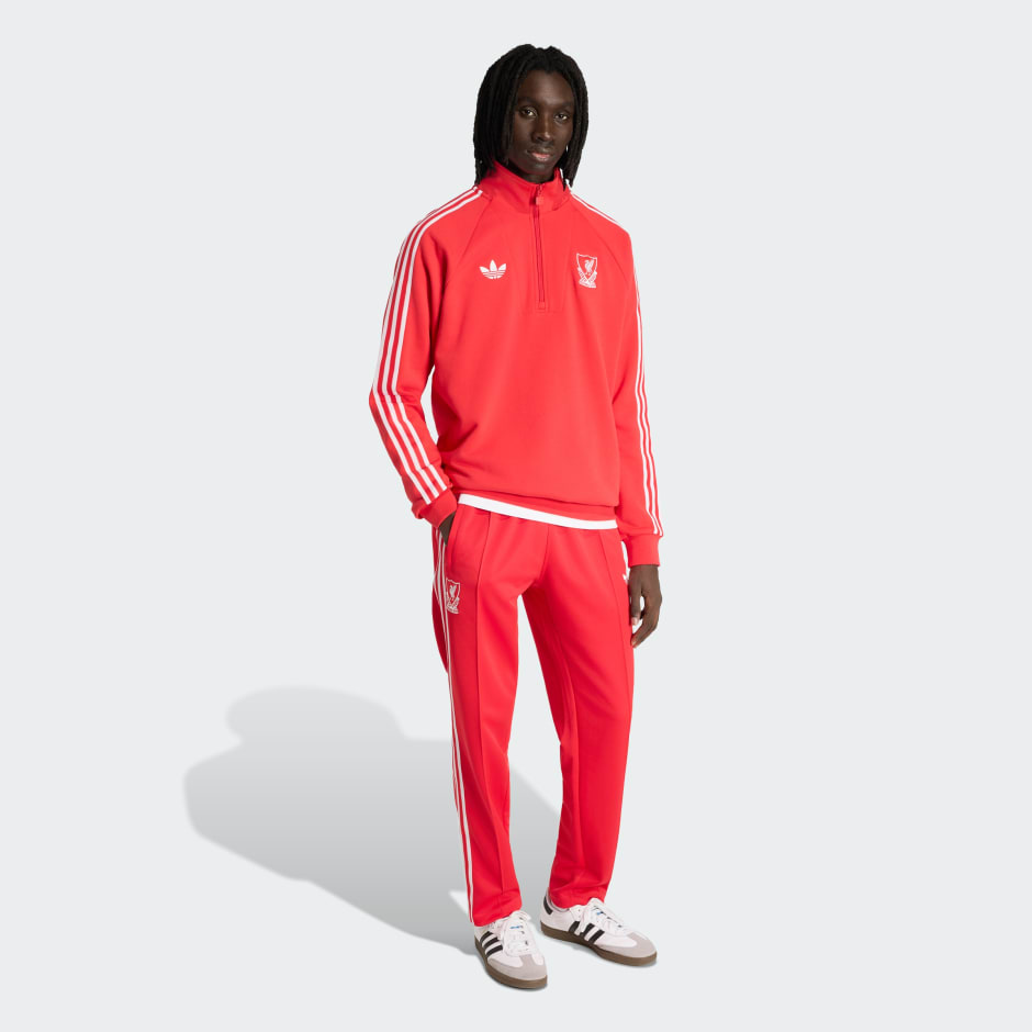 Bluză Cu Fermoar Pe Jumătate FC Liverpool Originals