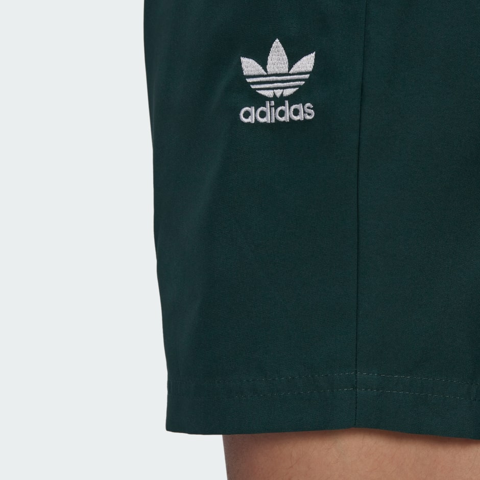 adidas Adicolor Essentials Trefoil Swim Shorts - Green | adidas UAE