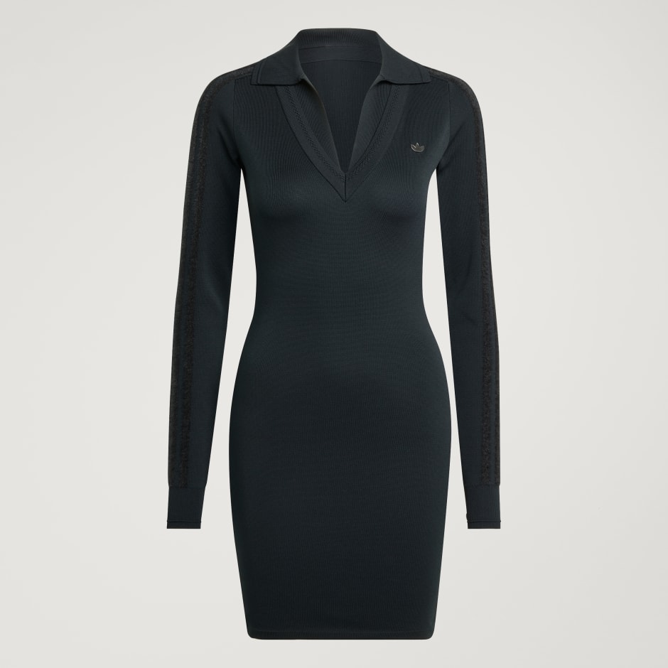 Haljina dugih rukava s ovratnikom