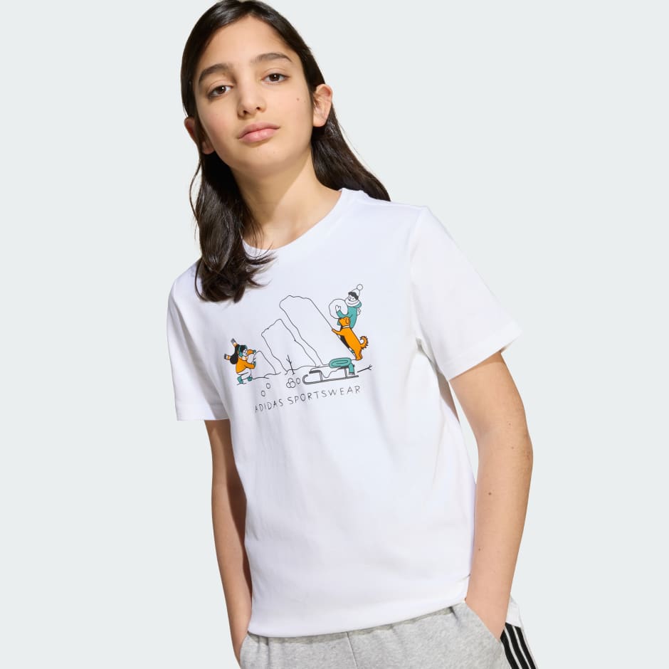 Winter Sports Graphic Tee Kids