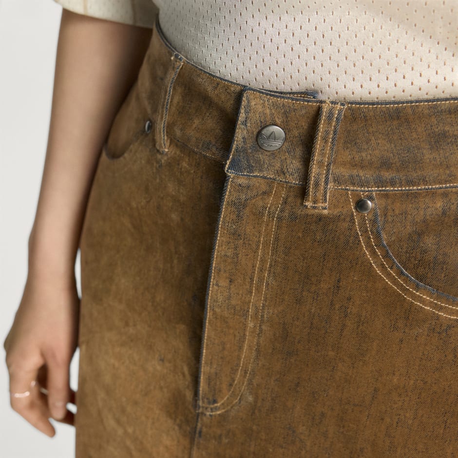 Maksi suknja Adibreak od četkanog kepera