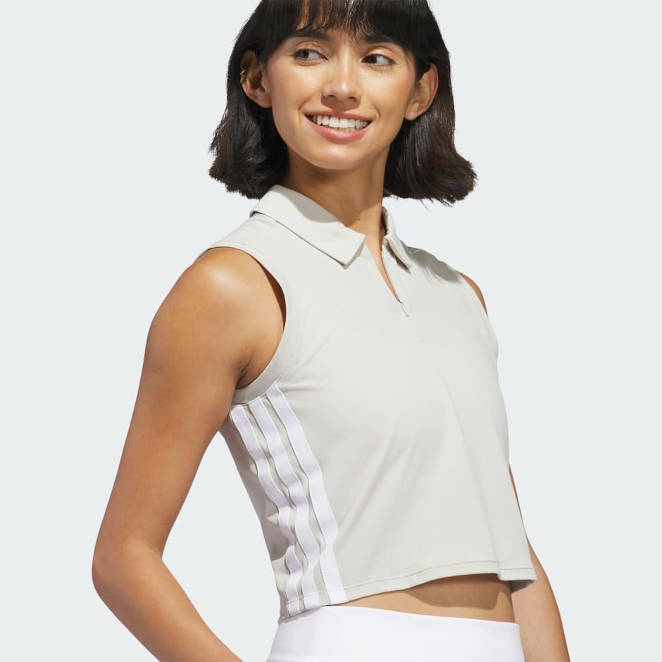 TRICOU POLO BEYOND CROP TWISTKNIT