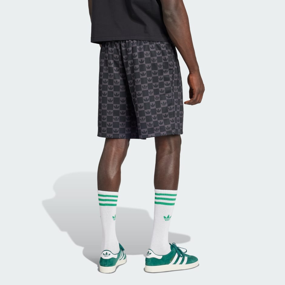 Monogram Regular Mesh Shorts