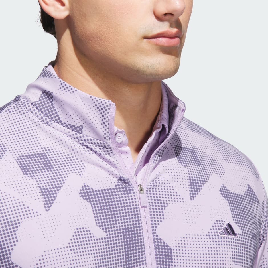 Bluză Go-To cu imprimeu și fermoar 1/4