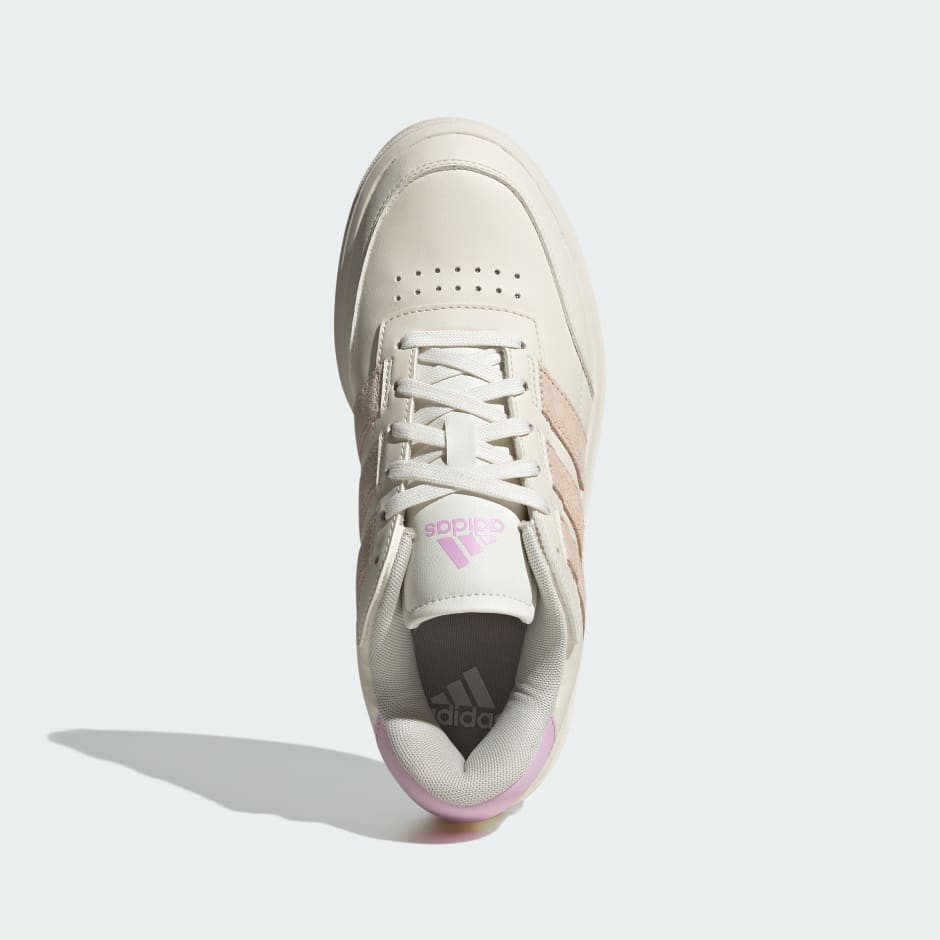 Adidas originals white a-r trainer in pink suede sale