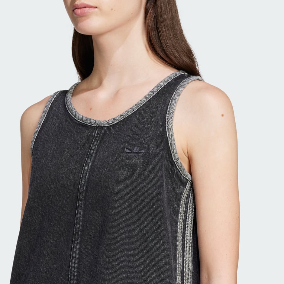 فستان Adicolor Denim 3-Stripes Tank