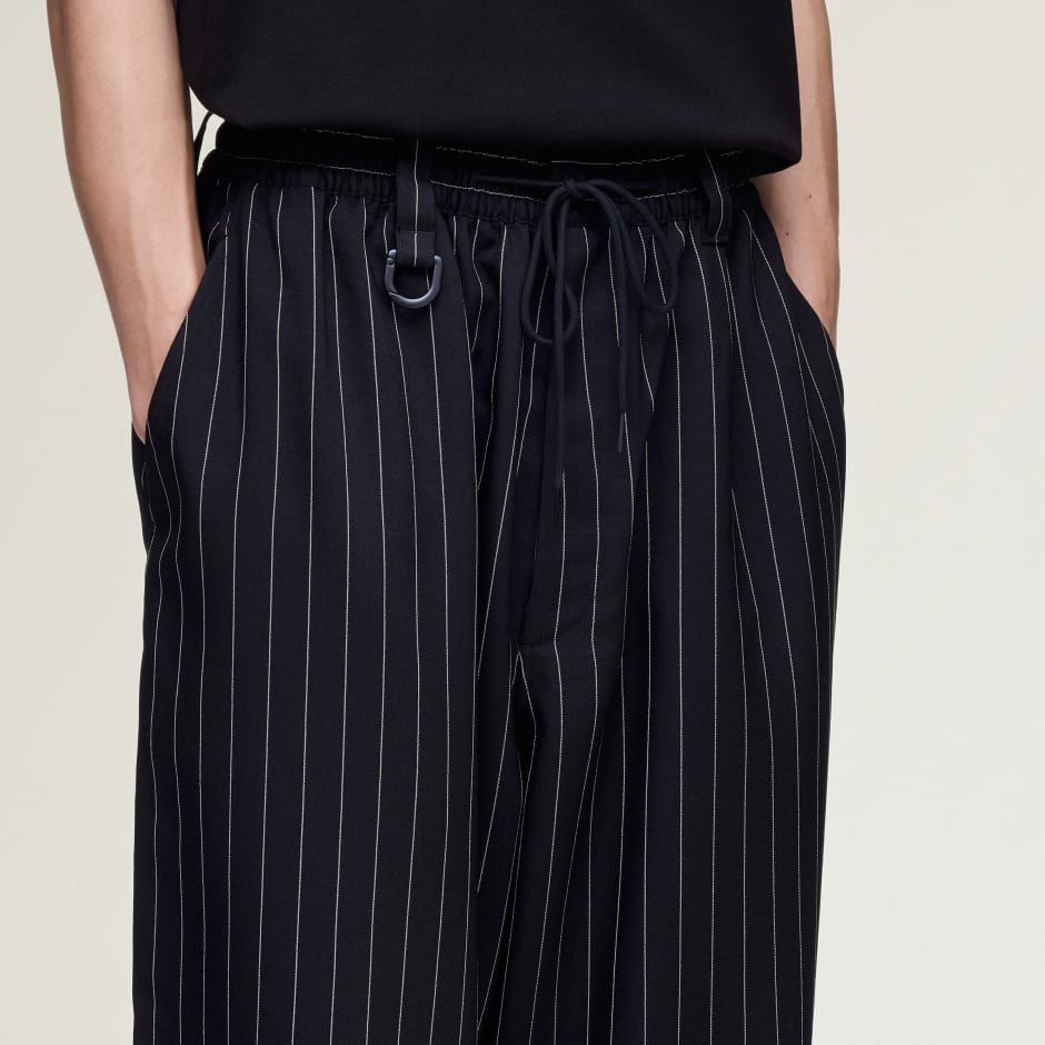 Y-3 SPORT UNIFORM PINSTRIPE TRACK PANTS
