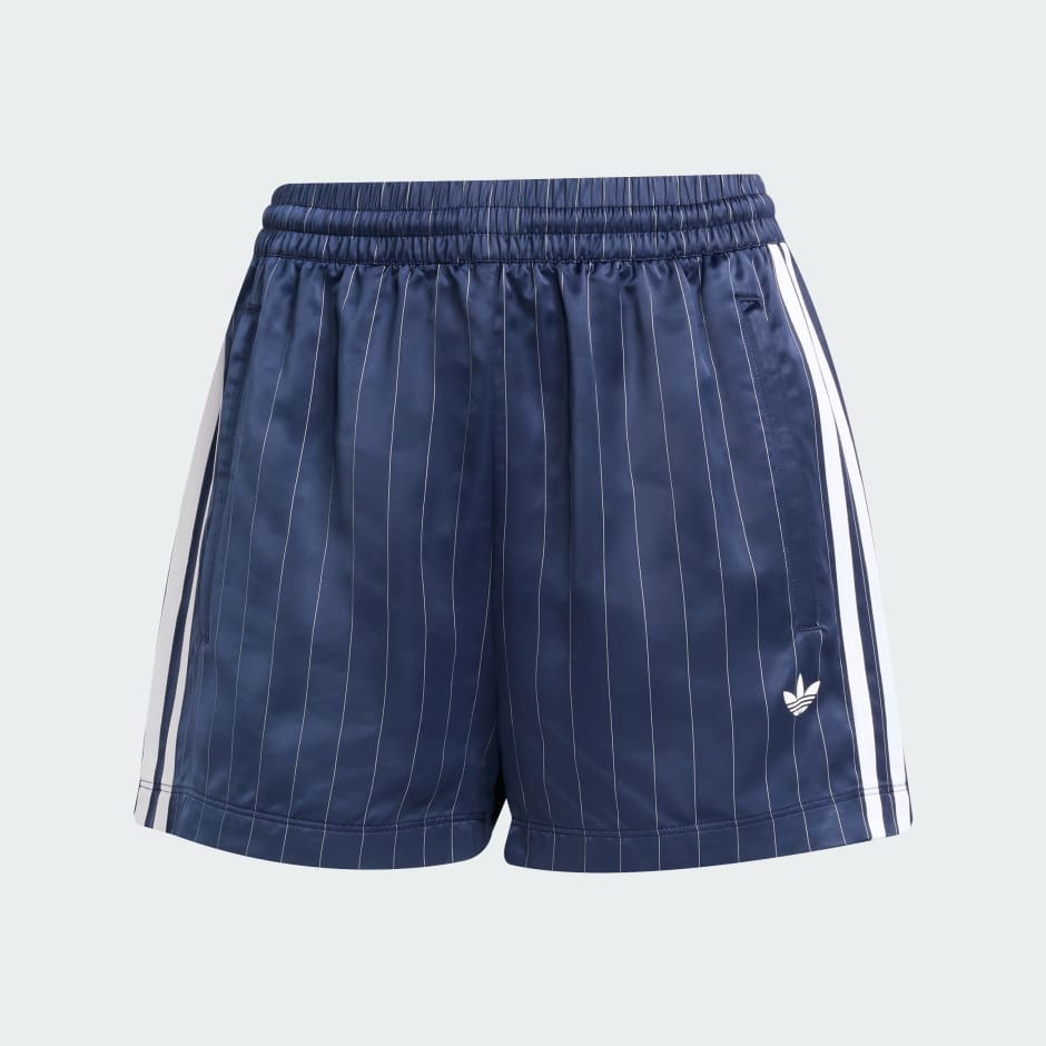adidas Originals Pin-stripe Satin Shorts