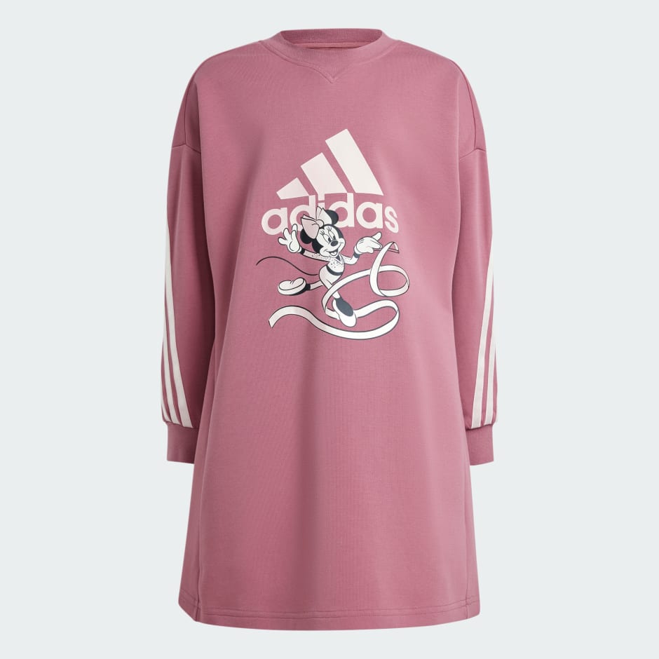 Adidas sweater dress pink online