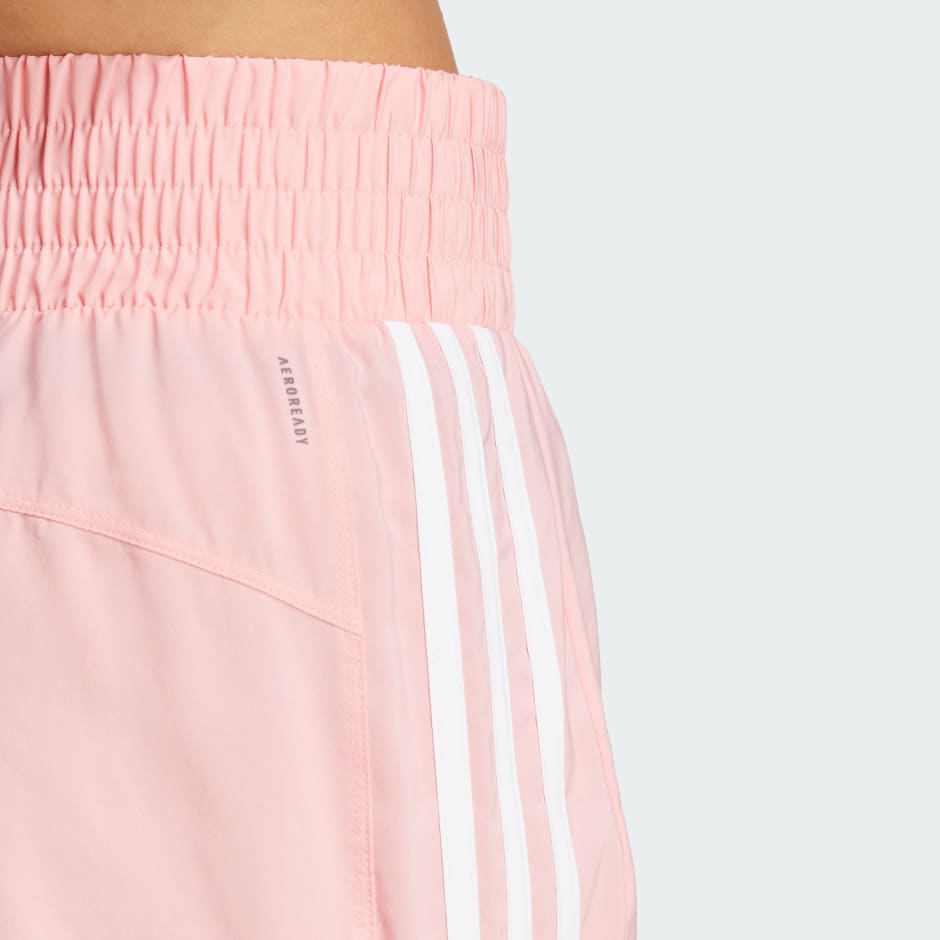 Pacer Training 3-Stripes Woven High-Rise Shorts