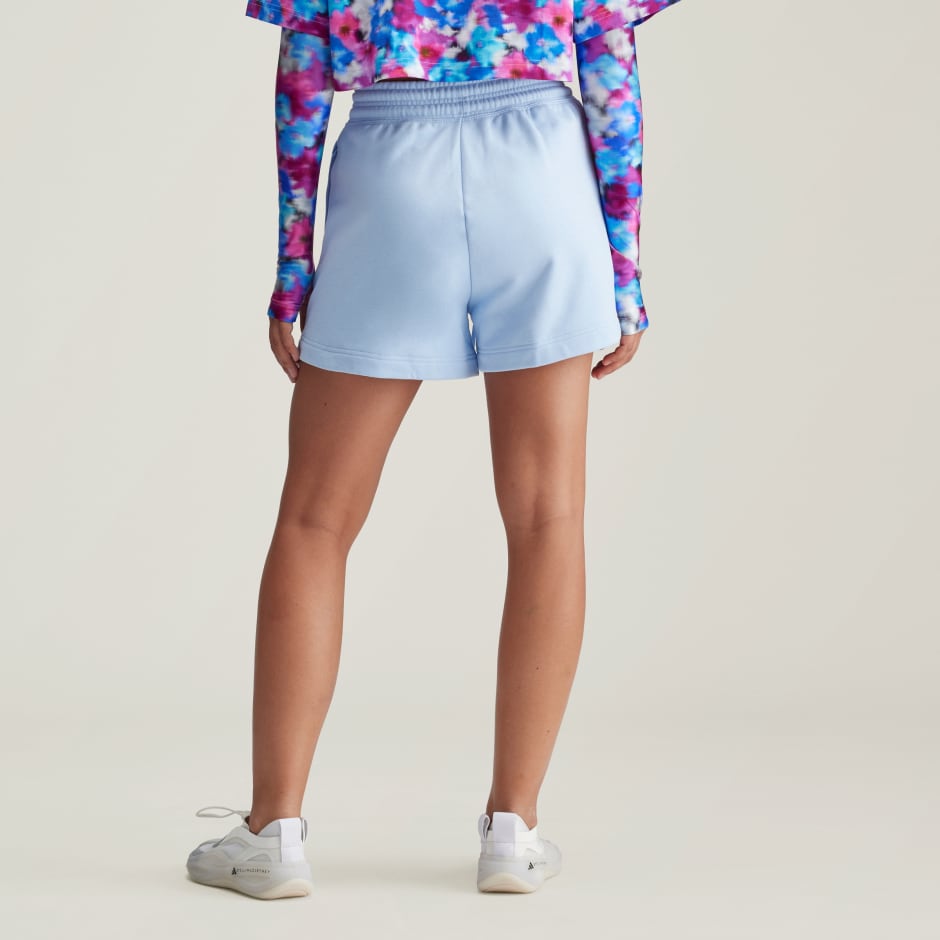 Pantaloni scurți din material flaușat adidas by Stella McCartney TrueCasuals