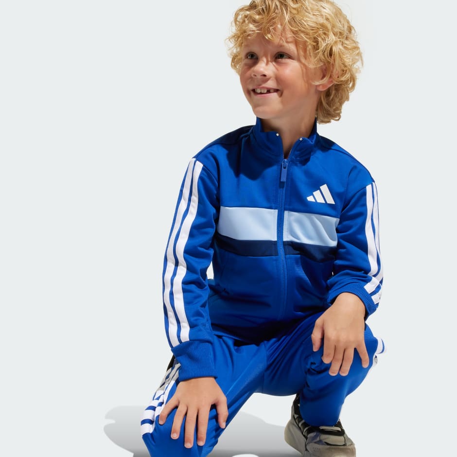 بدلة رياضية للأطفال Seasonal Essentials Tiberio 3-Stripes Tricot