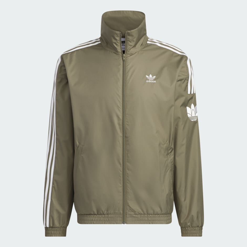 Retro Trefoil Jacket (Gender Neutral) - Green | adidas Hong Kong