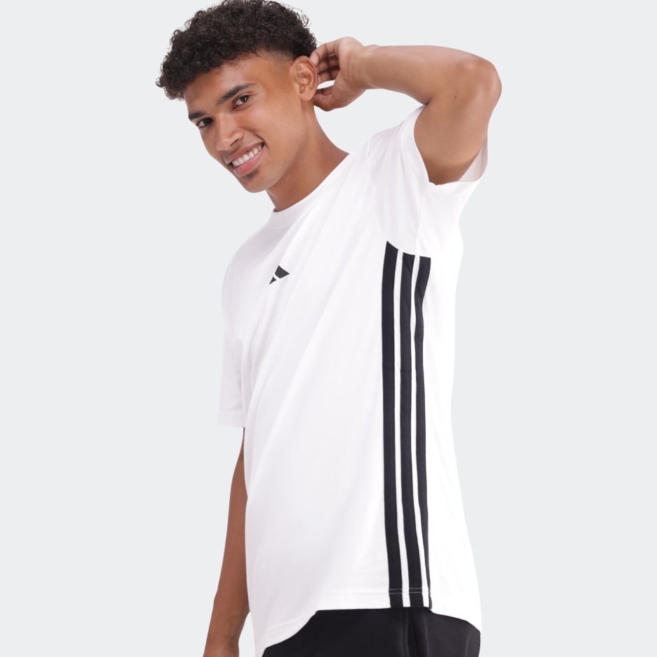 Essentials 3-Stripes Single Jersey T-Shirt