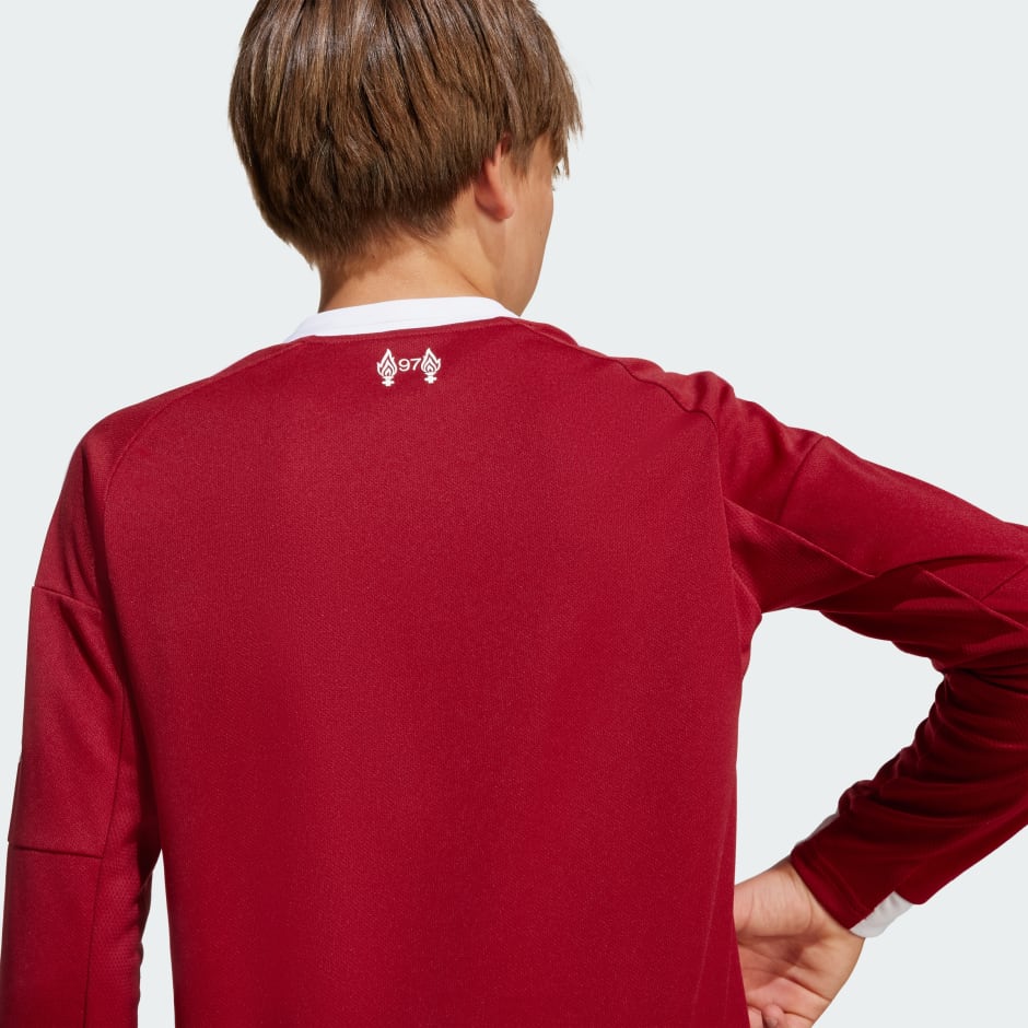 Tricou cu M&acirc;necă Lungă FC Liverpool 25/26 pentru Copii