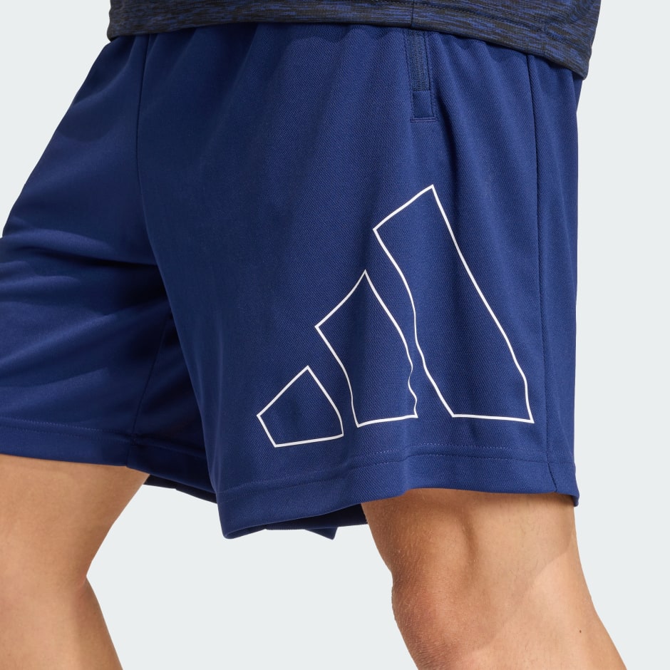 SHORT D&rsquo;ENTRA&Icirc;NEMENT GRAND LOGO PIQU&Eacute; ESSENTIALS BASE