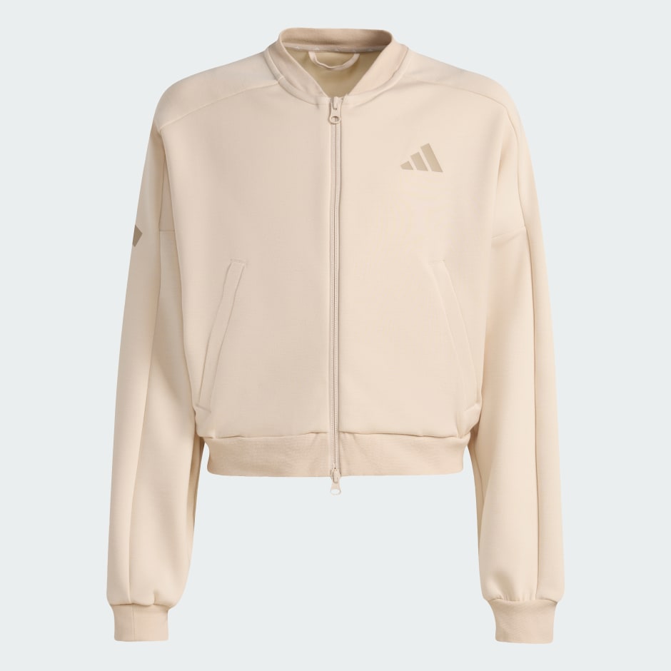 GORNJI DIO TRENIRKE S PATENTNIM ZATVARAČEM CIJELOM DULJINOM FUTURE ICONS 3 STRIPES