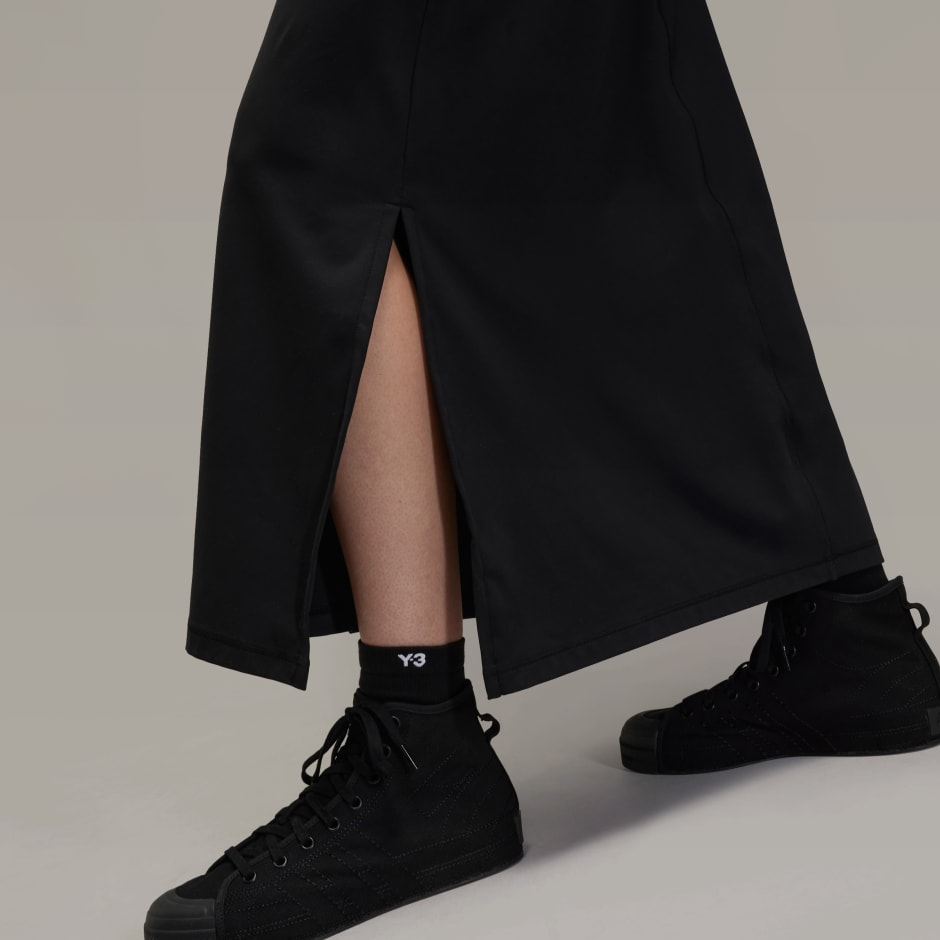 Y-3 Fitted Neck Closure Dress