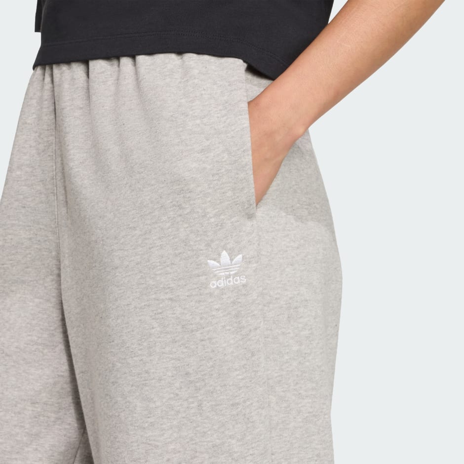 Pantaloni din fleece cu crac larg Essentials