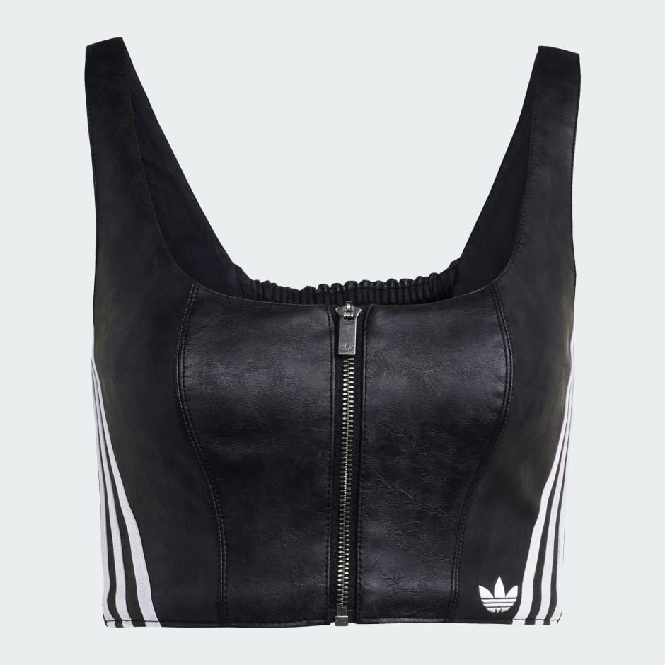 Adilenium Season 3 Vintage Faux Leather Top