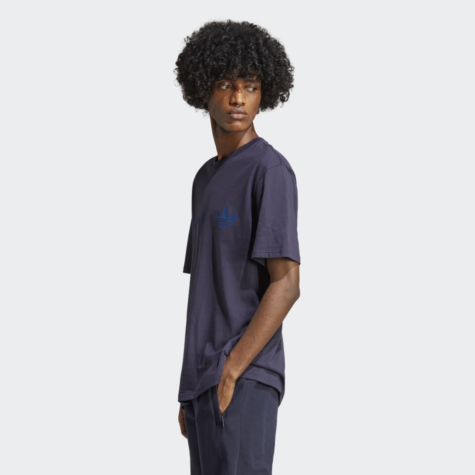 adidas RIFTA City Boy Long Sleeve Oversized Shirt - Blue