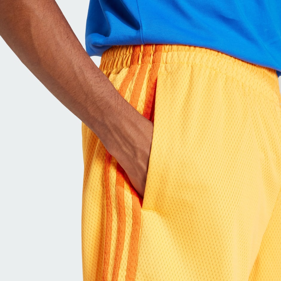 Pantaloni scurți din țesătură mock eyelet