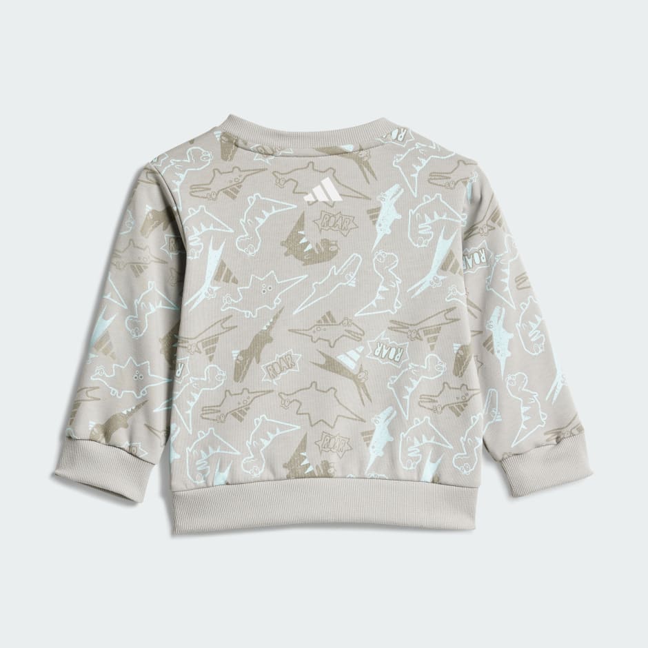 أساسيات الموسم Adiraptor French Terry طقم بنطال للأطفال.