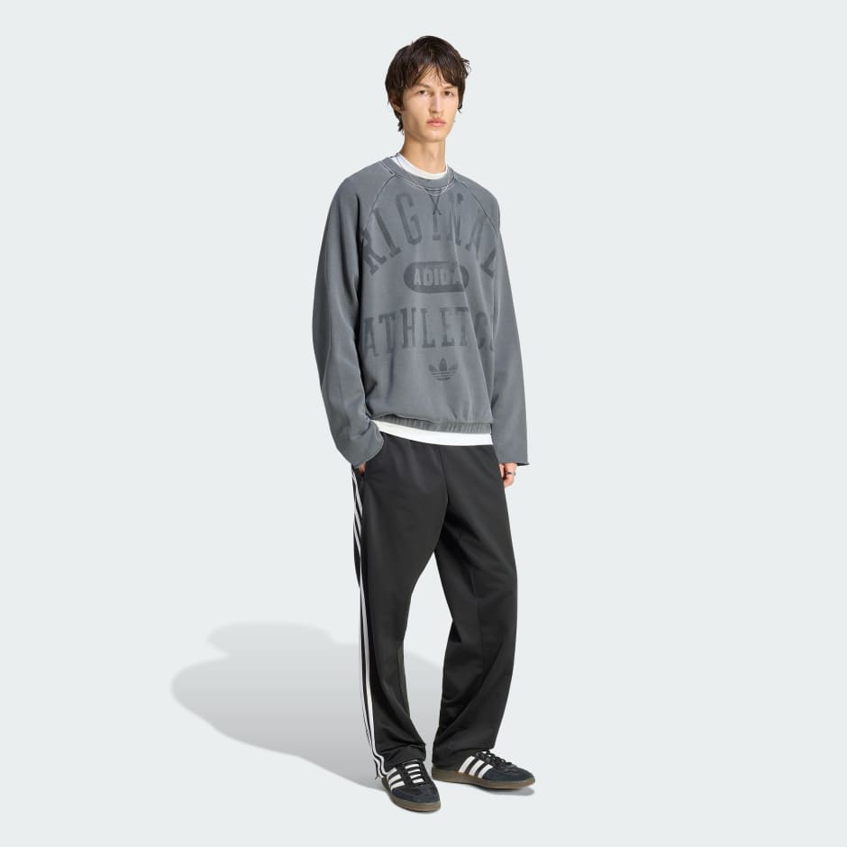 ADIDAS ORIGINALS - WASHED GRAPHICS CUT-OFF SWEAT