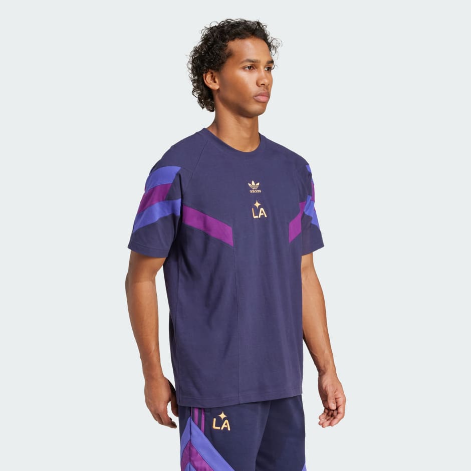 Tricou cu m&acirc;necă scurtă LA Galaxy Originals