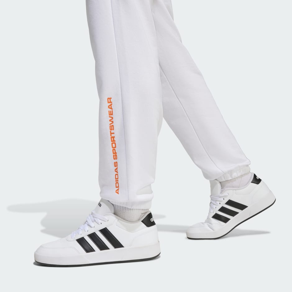 Pantaloni din fleece adidas Slogan