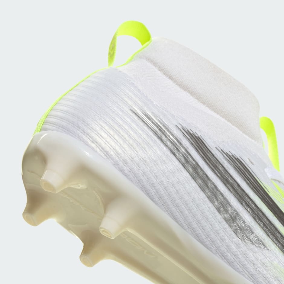 Ghete de fotbal pentru copii F50 SPARKFUSION LEAGUE, &icirc;nălțime medie, pentru teren ferm/artificial