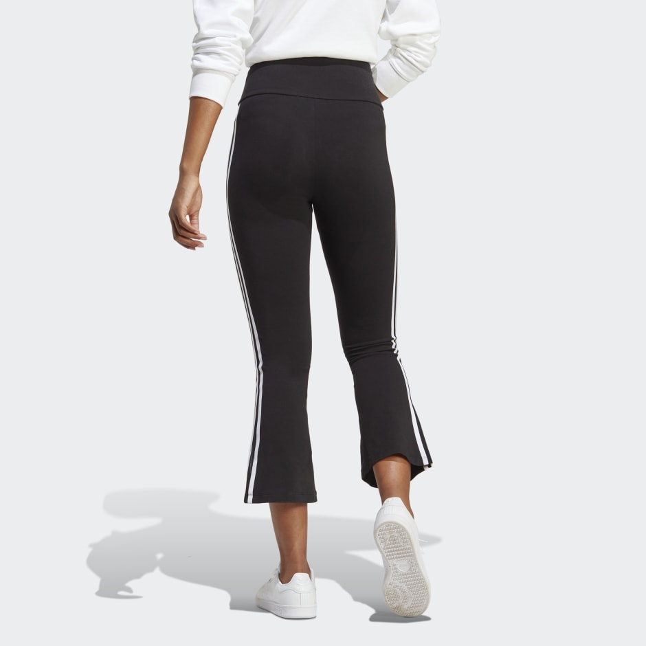 adidas Adicolor Classics 3-Stripes 7/8 Flare Leggings - Black