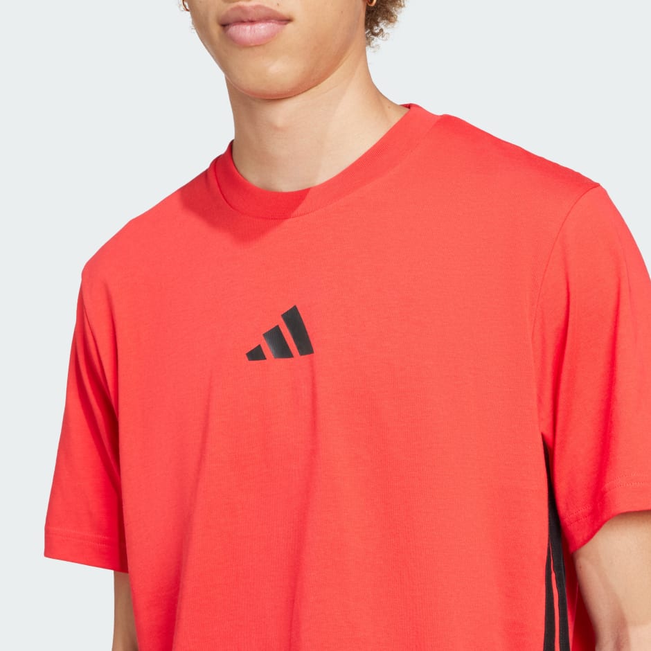 Essentials 3-Stripes Single Jersey Tee