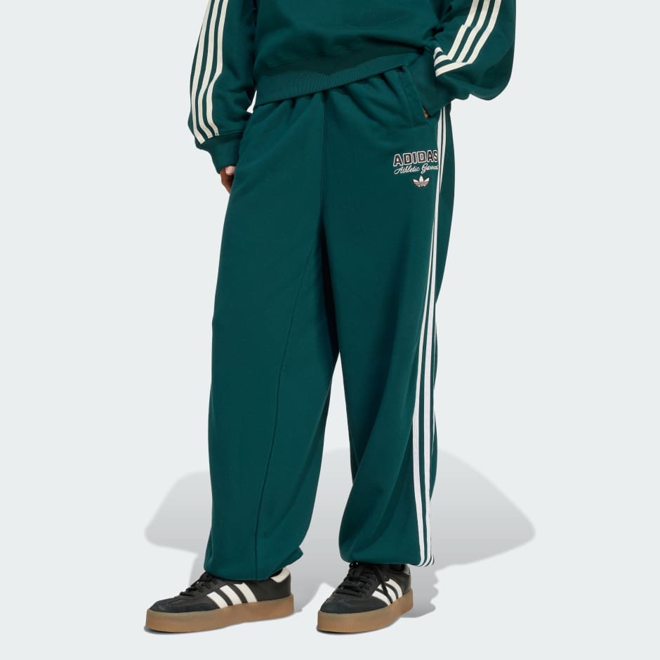 ADIDAS ORIGINALS ATHL DEPT LOOSE GRAPHIC SWEAT PANTS