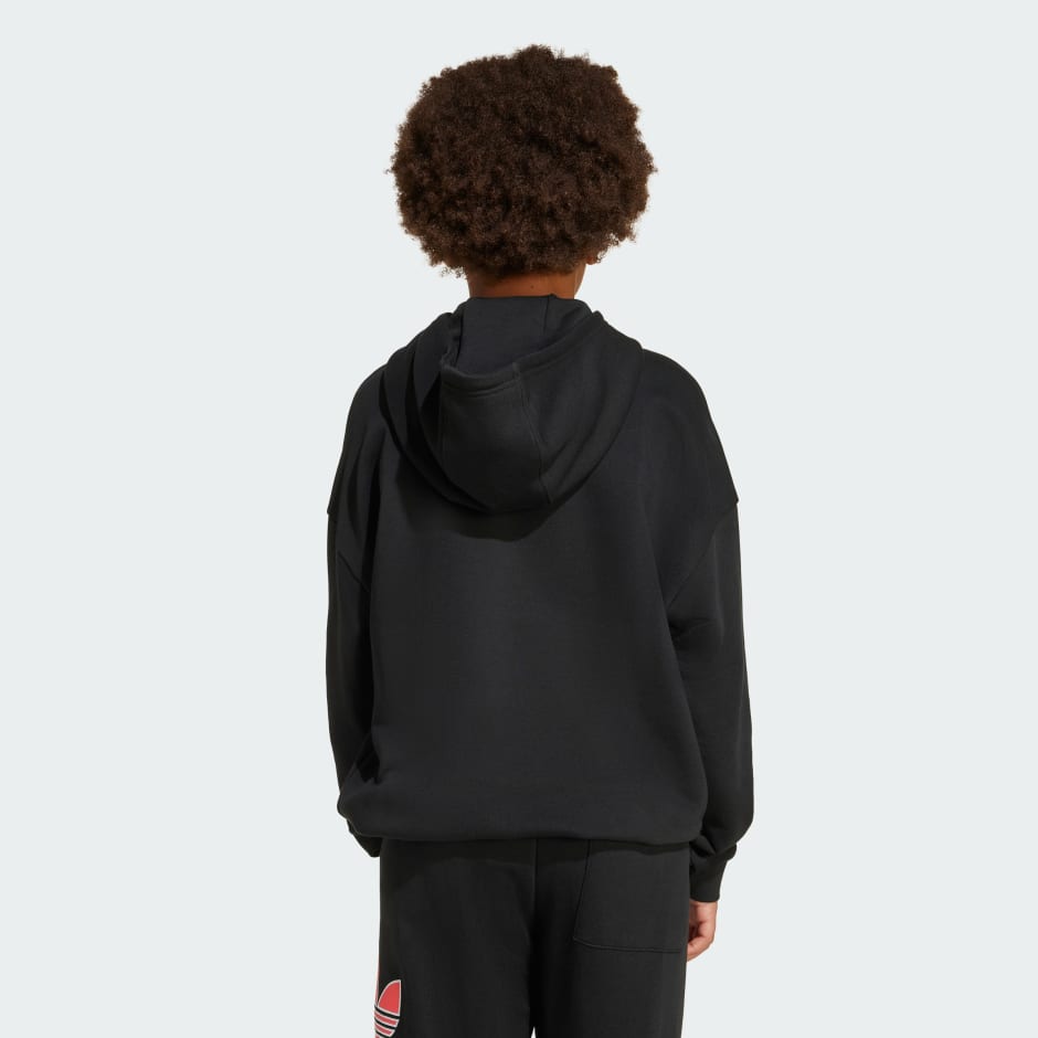 Sweat-shirt &agrave; capuche grand logo Oversized Enfants