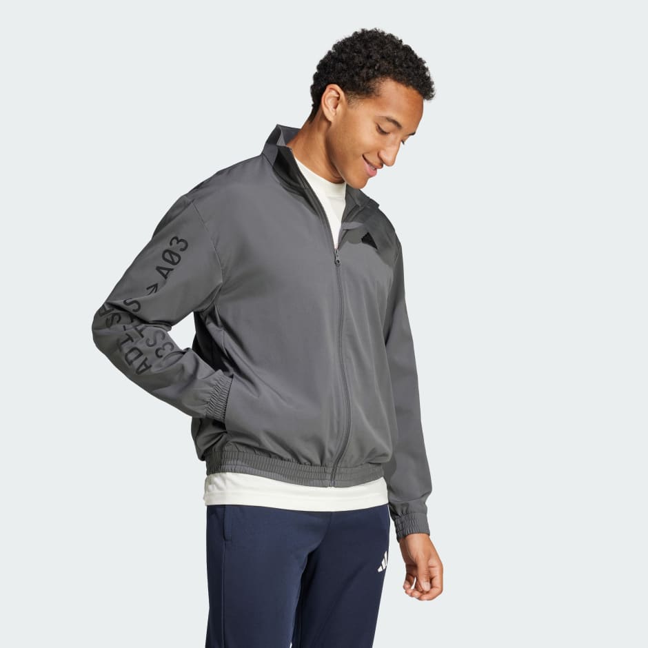Brand Love Woven Track Jacket
