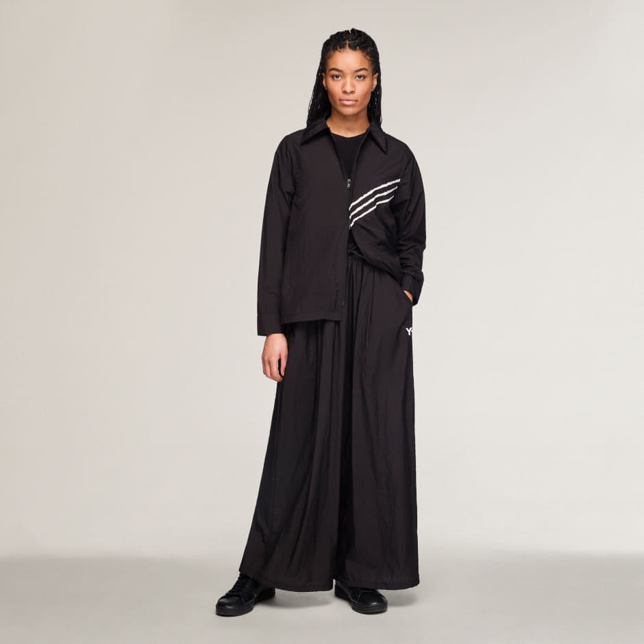 PANTALONI LARGI Y-3 RAW EDGE CU 3 DUNGI