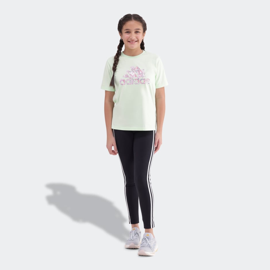 Floral Badge of Sport Graphic T-Shirt