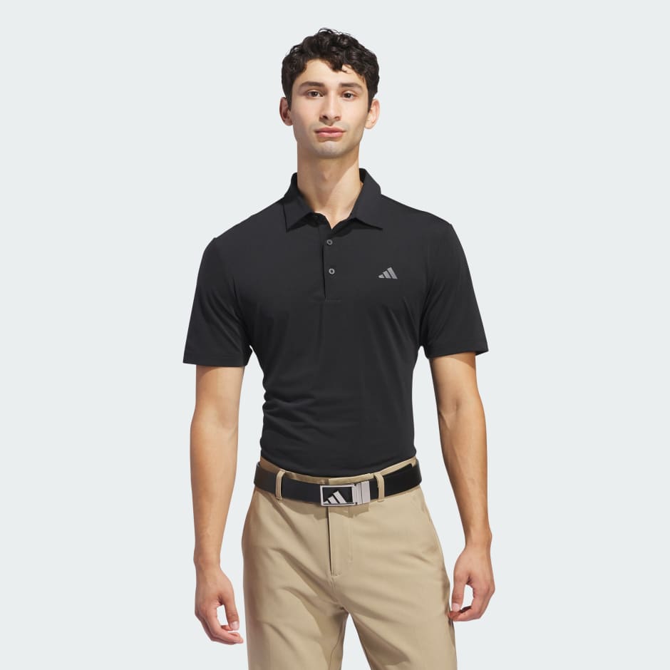 Clothing - Ultimate365 Solid Polo Shirt - Black | adidas South Africa
