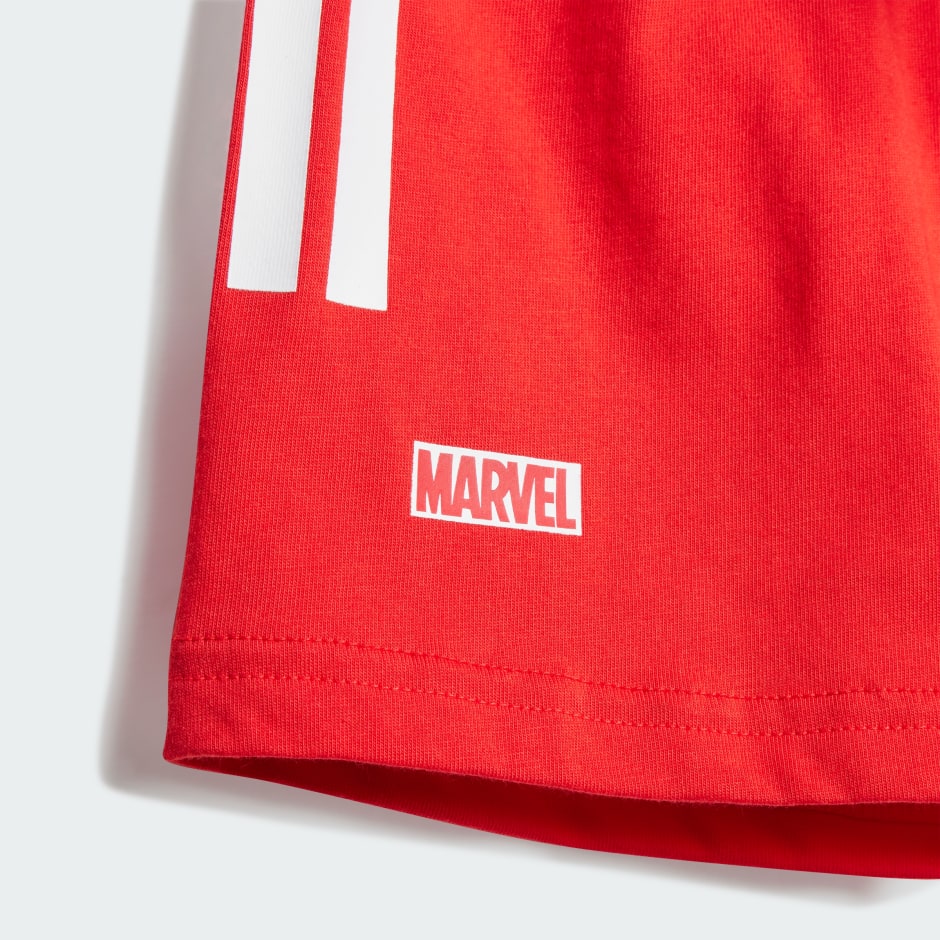 Set tricou Omul Păianjen adidas x Marvel pentru copii