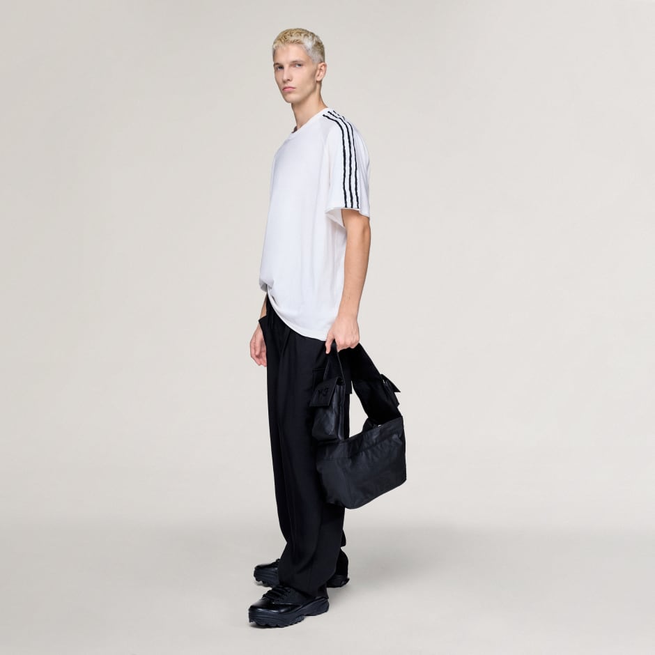 Y-3 RAW EDGE 3 STRIPES SHORT SLEEVE TEE