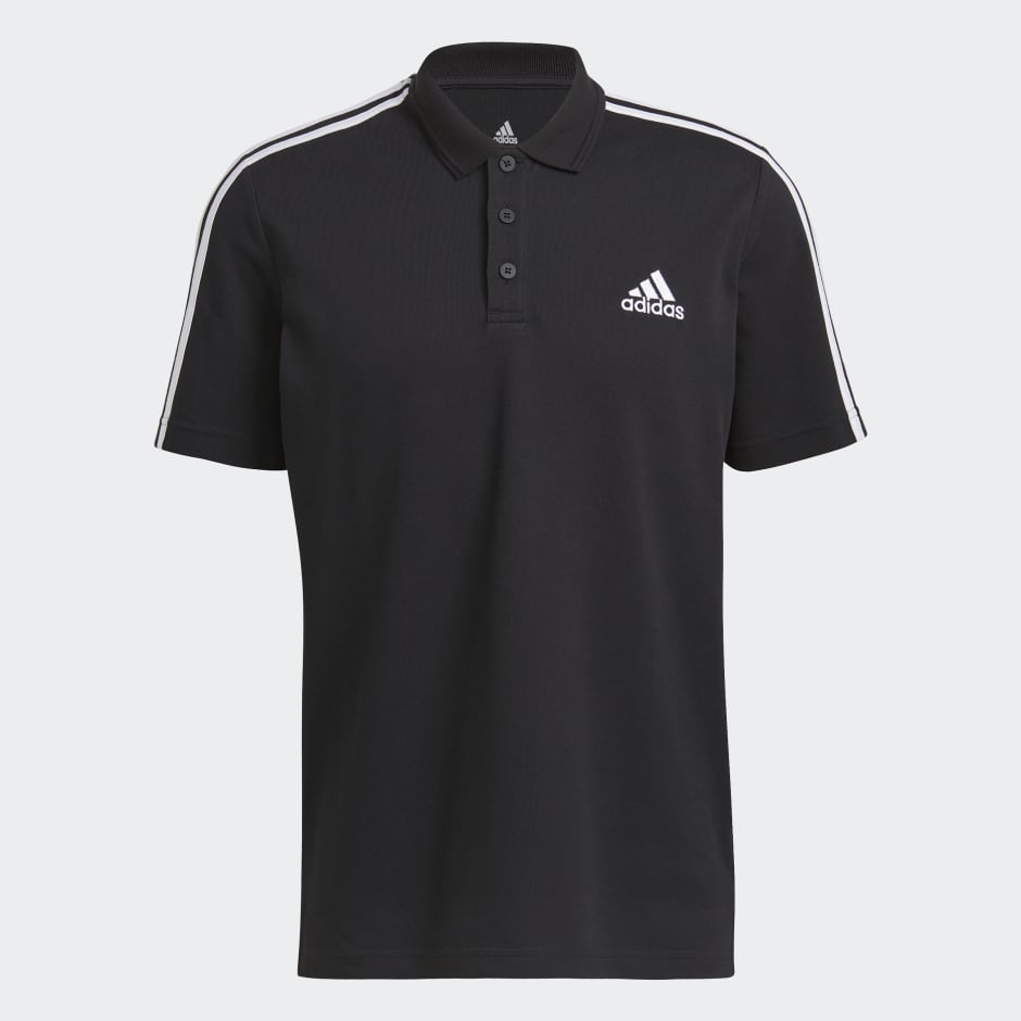 AEROREADY Essentials Piqué Embroidered Small Logo 3-Stripes Polo Shirt