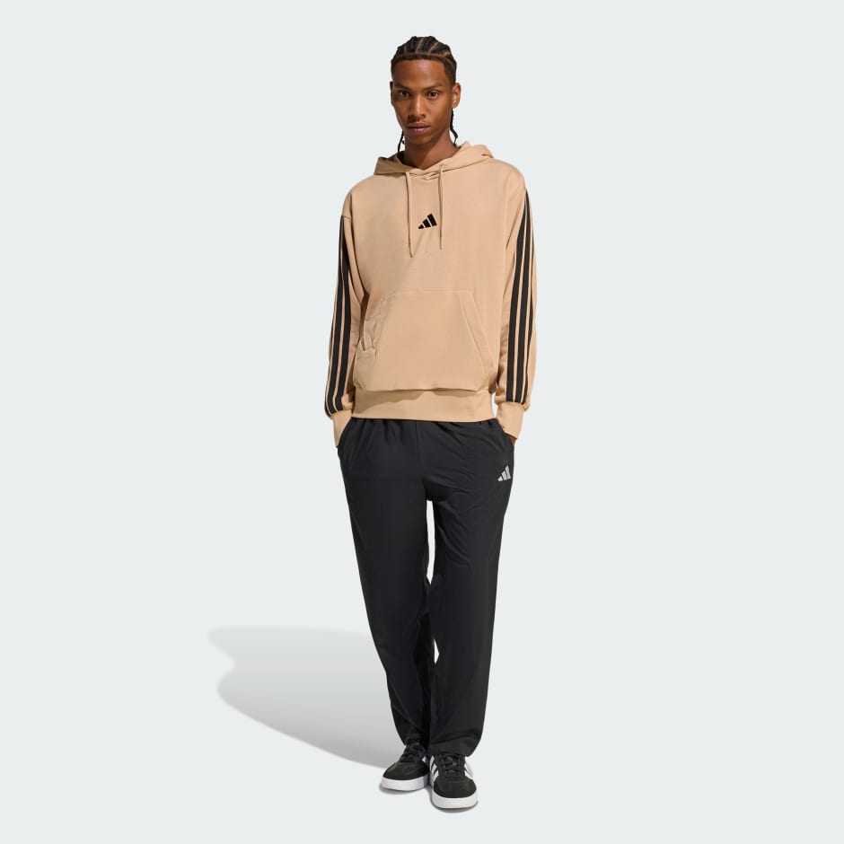 Essentials 3-Stripes French Terry Hoodie