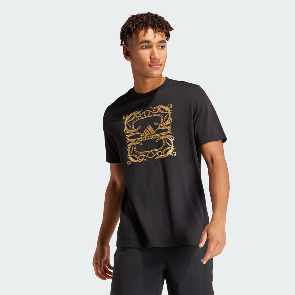 Metallic Graphic Tee